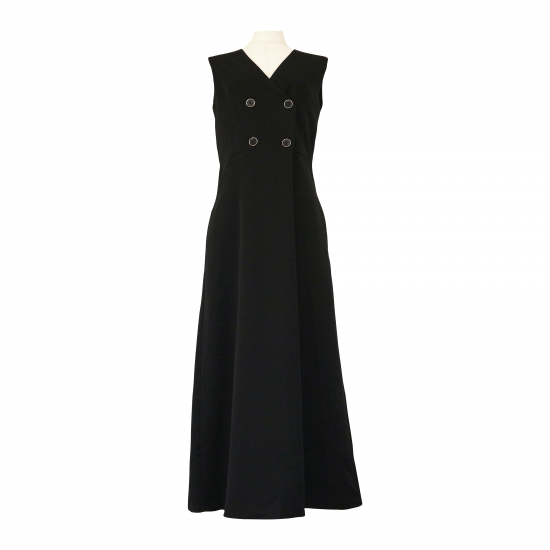 BayBee suit fabric double button allinone(black)