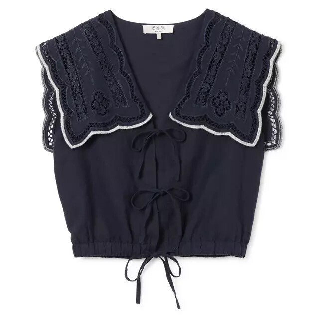 Sea New York MARIE EMBROIDERY VEST