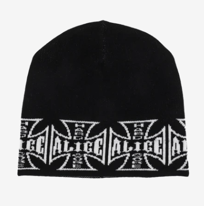 ALICE HOLLYWOOD JACUARD CHOPPER BEANIE
