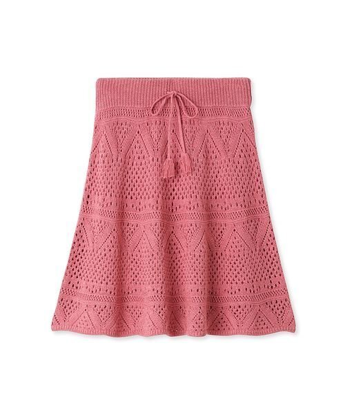 SNIDEL クロシェミニスカート