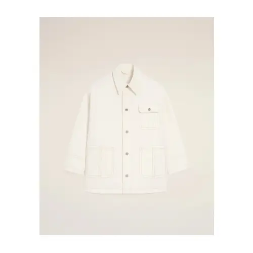 AMI Paris ホワイト コットン ワーカー ジャケット