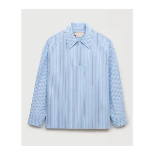 MARNI ストライプボウリングシャツ
