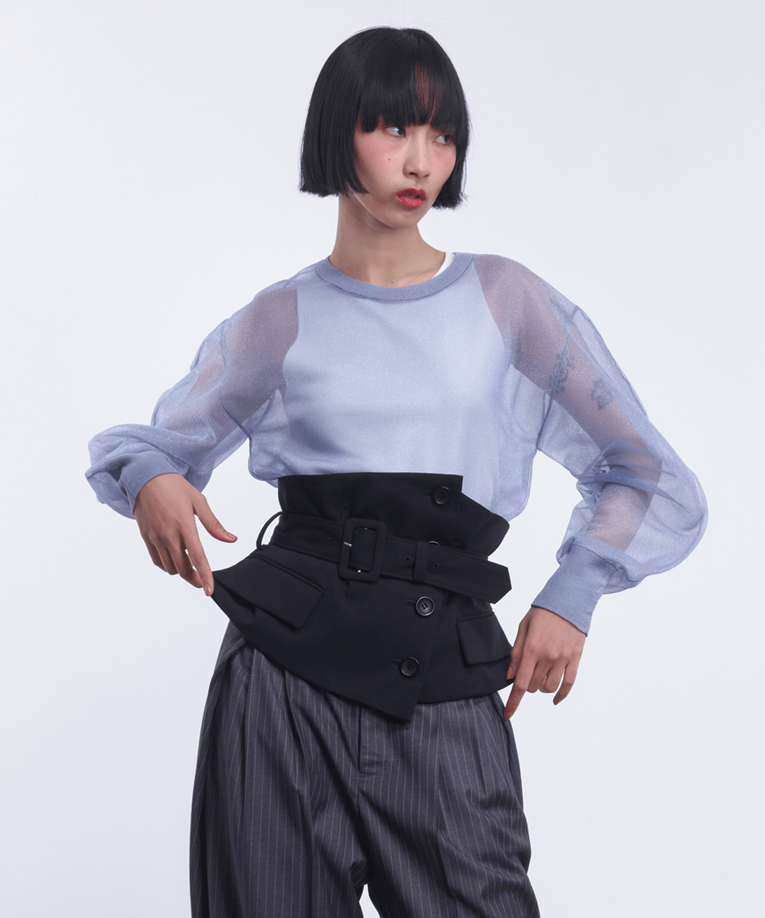 LAEMUSE BELTED BUSTIER