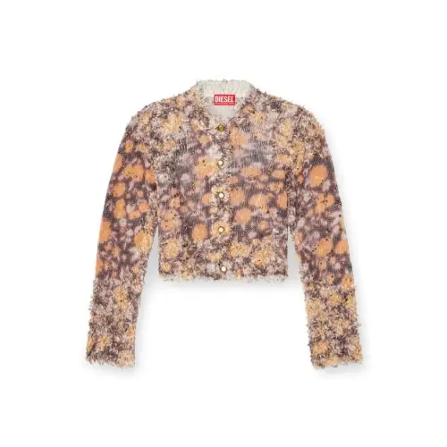 DIESEL Printed cropped cardigan