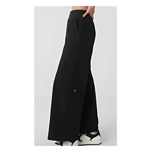 Alo Yoga POLAR FLEECE HIGH-WAIST SNOWDRIFT WIDE LEG PANT