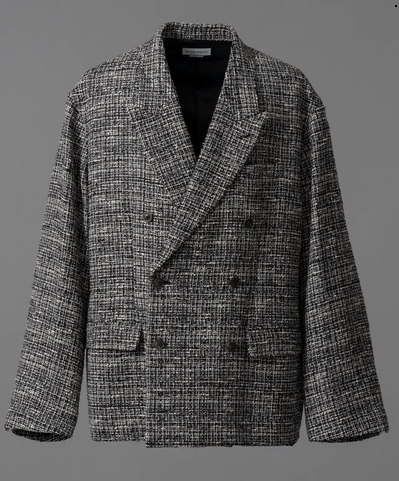 MAISON SPECIAL Prime-Over Peaked Lapel Double Tailored Jacket