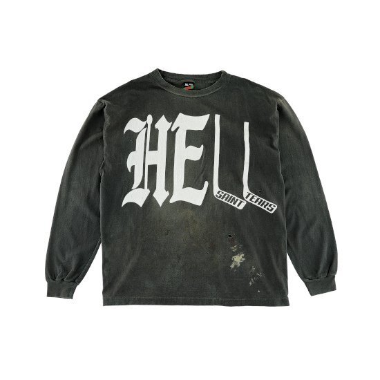 SAINT Mxxxxxx DT LS T-SHIRT HELL BLACK