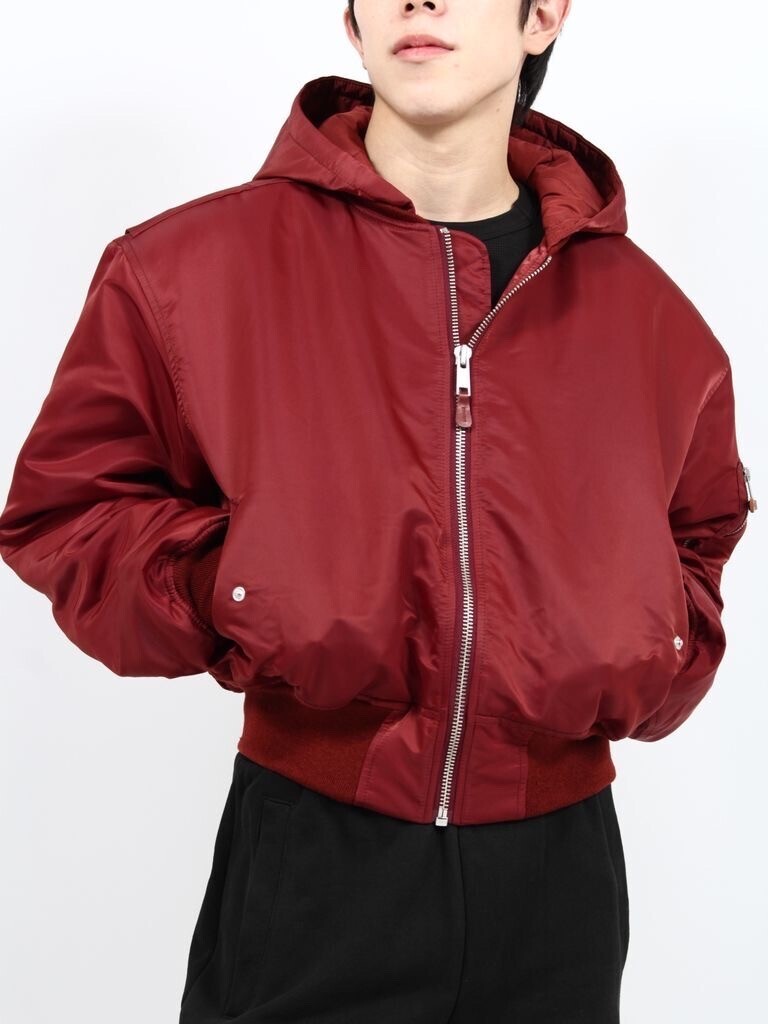 entire studios フード ボンバー ジャケット / HOODED BROAD BOMBER