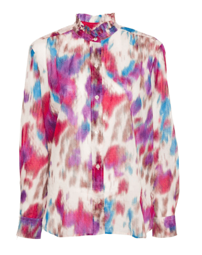 ISABEL MARANT Gamble アブストラクトパターン シャツ