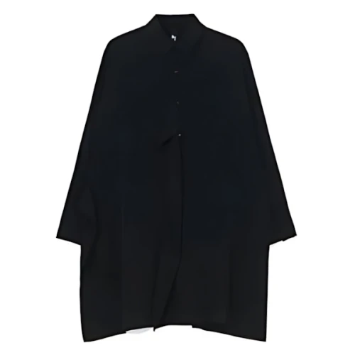 Ground Y CREPE DE CHINE CUT-OUT LONG SHIRT