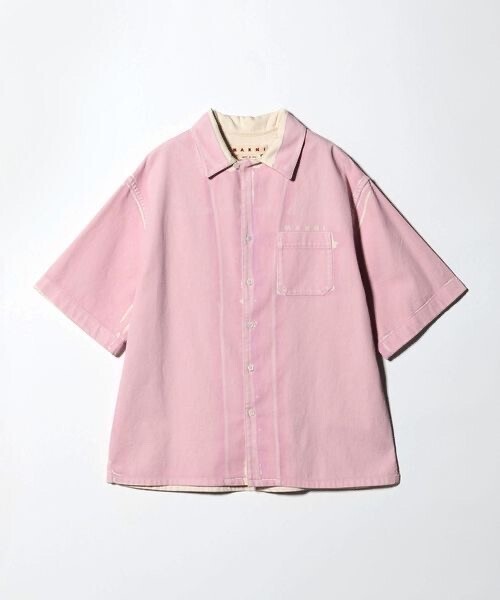 MARNI スクリーンプリント デニムシャツ