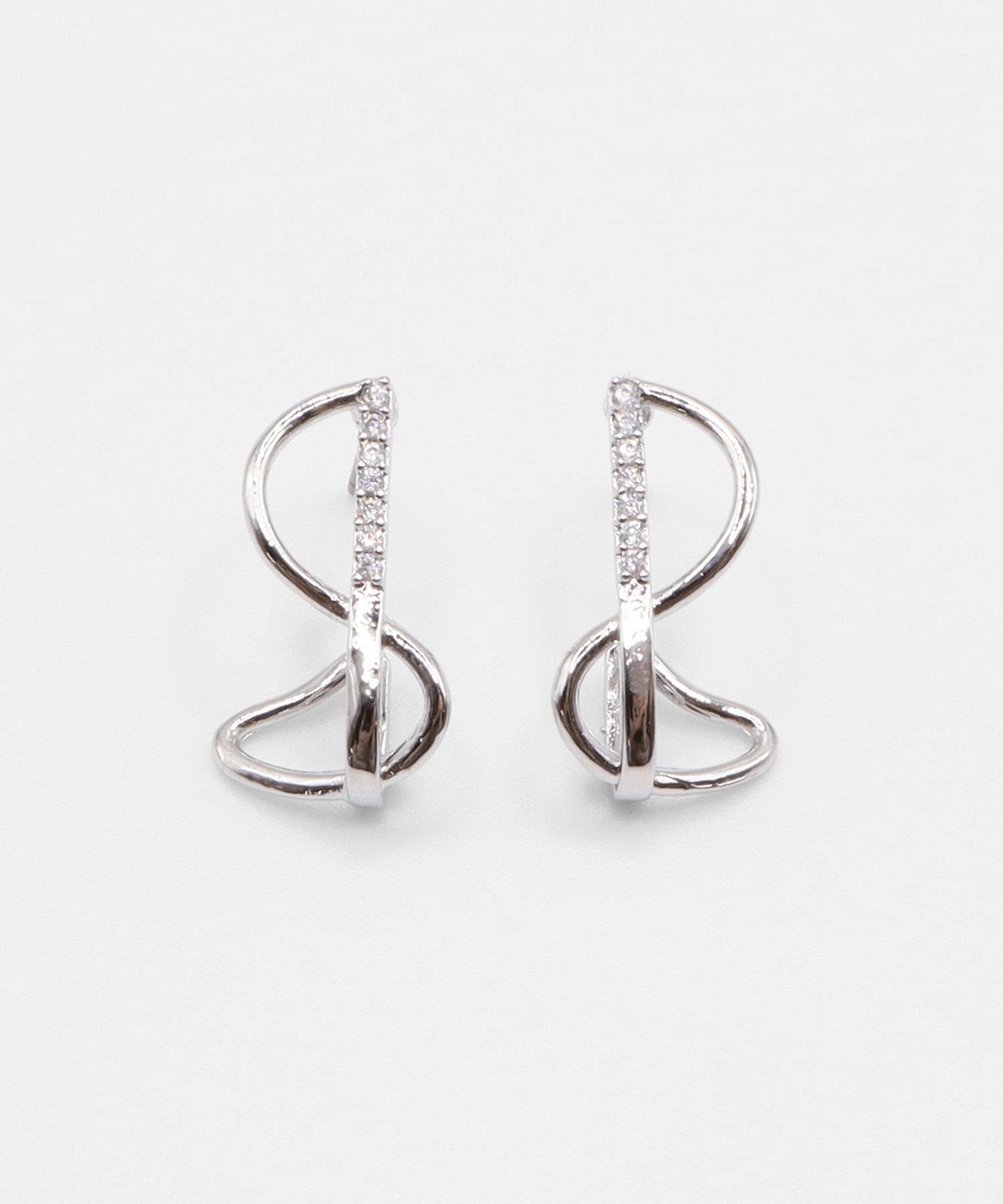 VATSURICA 〈V169P2〉キュービックジルコニア ライン ピアス