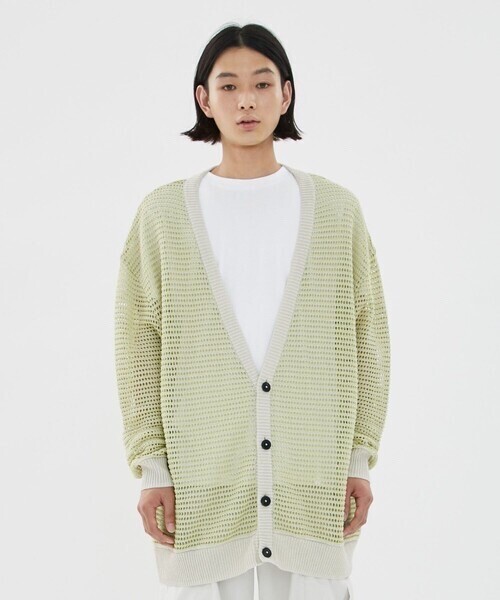 CITY TOKYO 和紙メッシュカーディガン