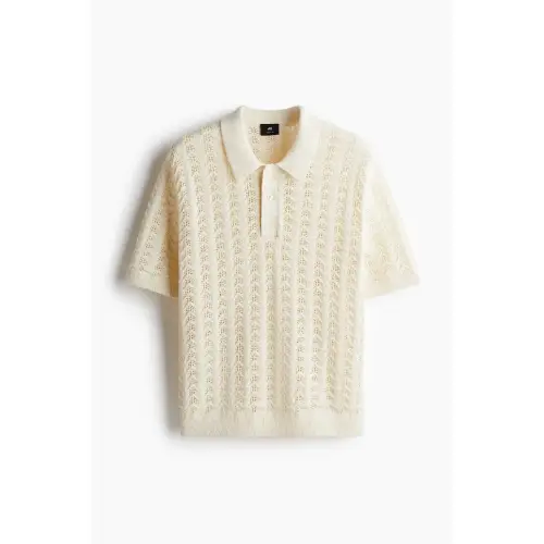 H&M ポインテルニットポロシャツ