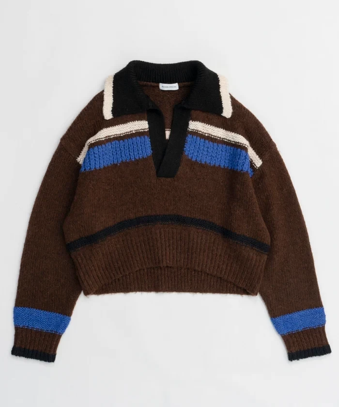 MAISON SPECIAL Skipper Short Length Knit Tops
