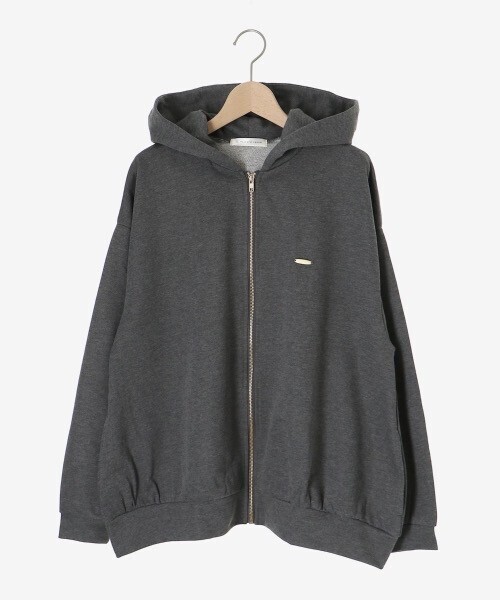 MAJESTIC LEGON 【セットアップ対応】ミディ丈裏毛ジップパーカー