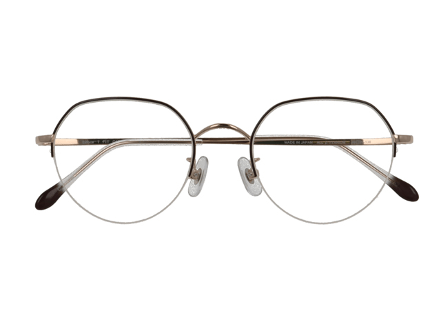 メガネのアイガン smart fit CARIB CF-052N Col.2【ホワイトゴールド＆ブラック】