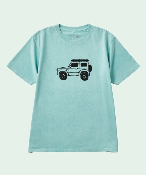 LOGOS ショートスリーブ デザインプリントTシャツ