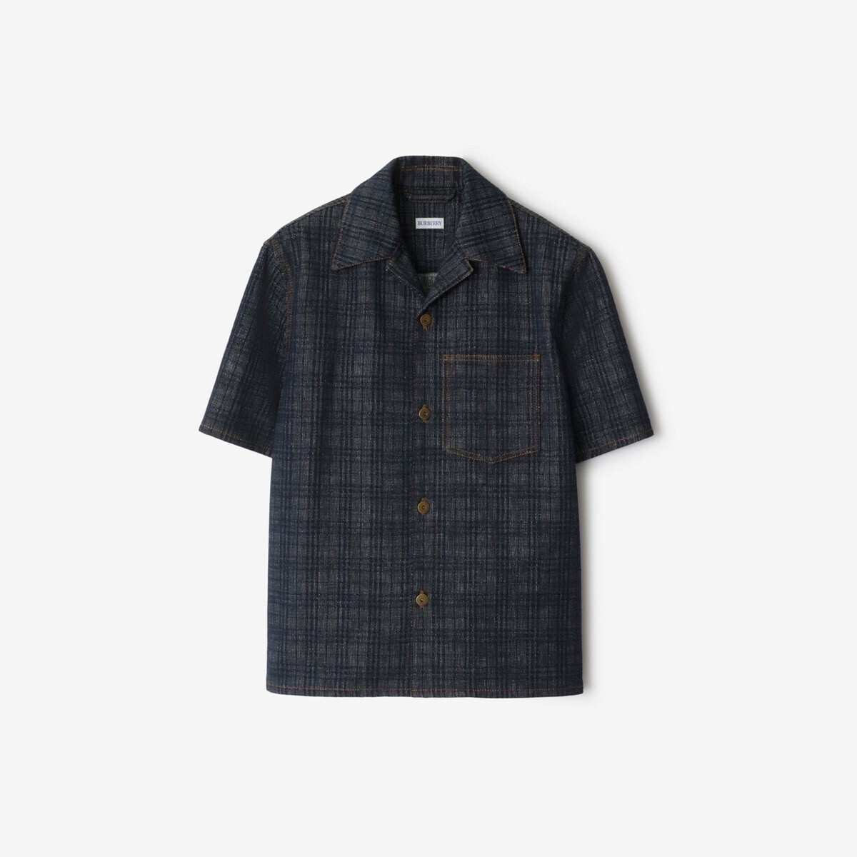 BURBERRY リラックスフィット チェック デニムシャツ