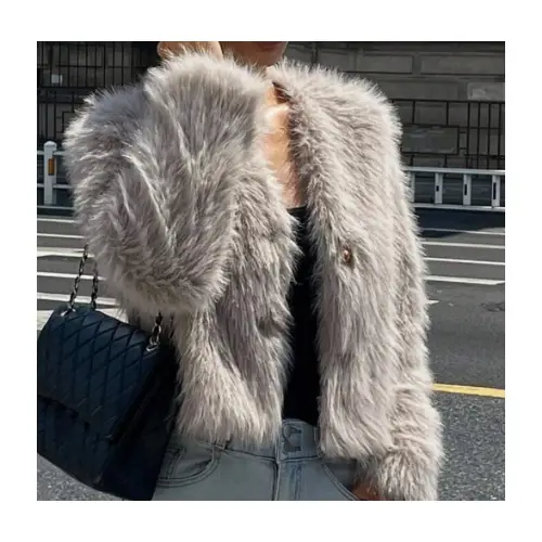 SHEIN DAZY レディース 無地 クロップドジャケット