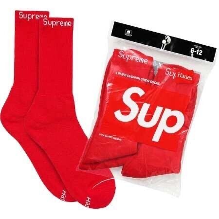 Supreme Supreme Hanes Crew Socks