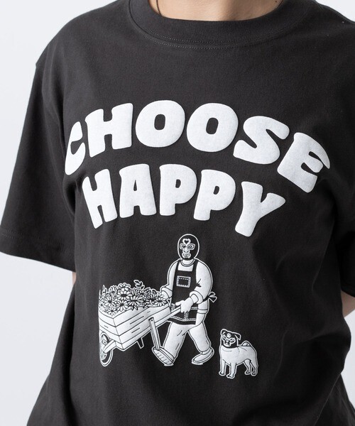 gym master 5.6oz CHOOSE HAPPY Tee