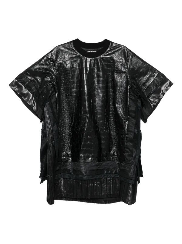 Junya Watanabe クロコパターン フェイクレザートップ