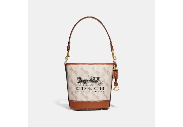 COACH ダコタ バケット バッグ 16・ホース アンド キャリッジ プリント