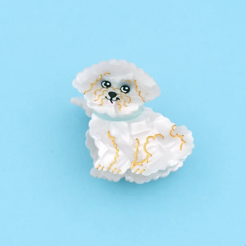 Coucou Suzette Bichon Hair Claw