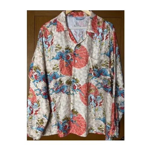 NIPOALOHA QILIN&CHRYSANTHEMUM シャツ