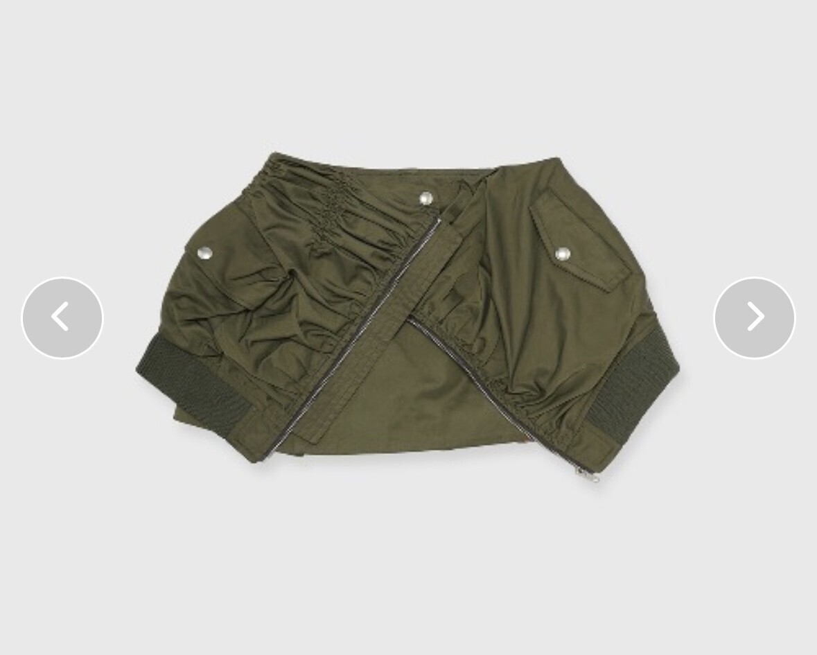 JOSE MOON WRAP MA-1 SKIRT/ラップ MA-1 スカート