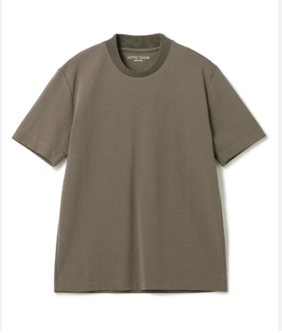 MEN’S BIGI ACTIVE TAILOR シルケットスムースクルーネックTシャツ