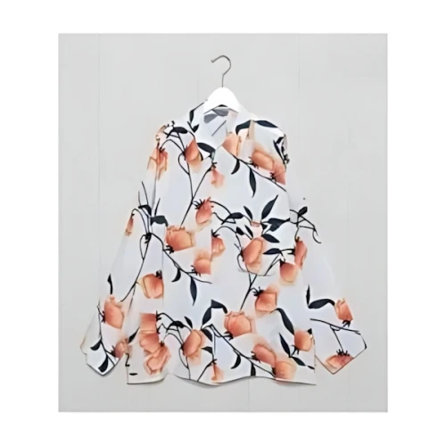 H BEAUTY&YOUTH CUPRO ARTISAN WRAP SHIRT