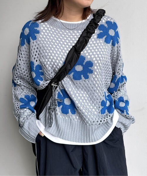CPCM お花メッシュニット