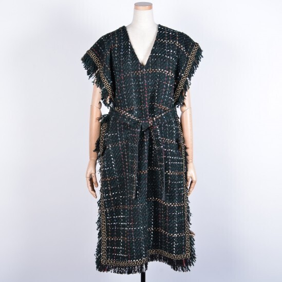 plumpynuts Tweed Poncho Dress