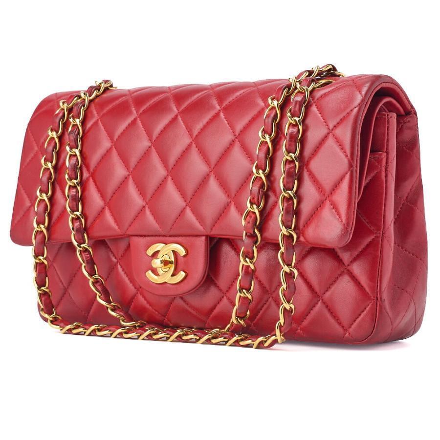CHANEL マトラッセ　ダブルフラップ25　タンロック