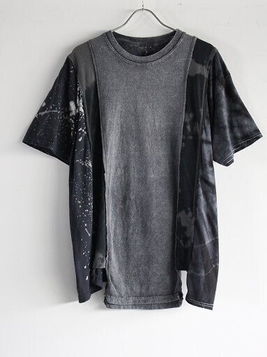 Rebuild By Needles 5 Cuts S/S Tee - B&W Mishmash