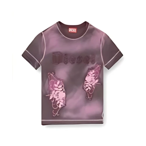 DIESEL レディース Tシャツ エンブロイダリー