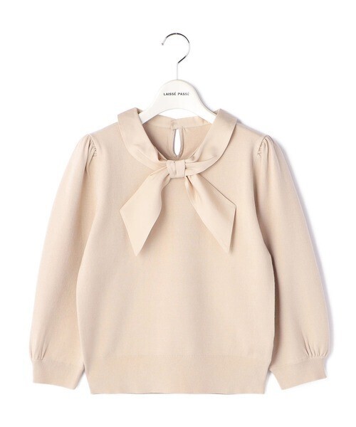 LAISSE PASSE ボウタイニットプルオーバー