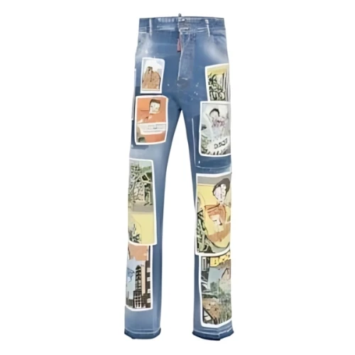 DSQUARED2 Betty Boop ストレートジーンズ
