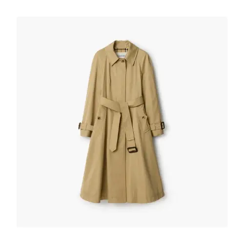 BURBERRY ロング ギャバジン エリンガム フィット＆フレア カーコート
