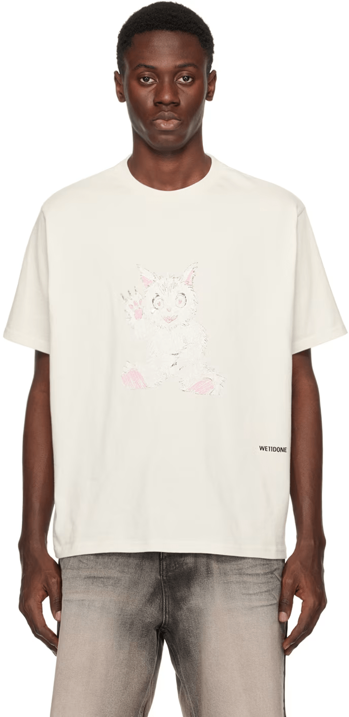 WE11DONE プリントTシャツ