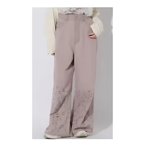 Anui ホールダメージデニムパンツ