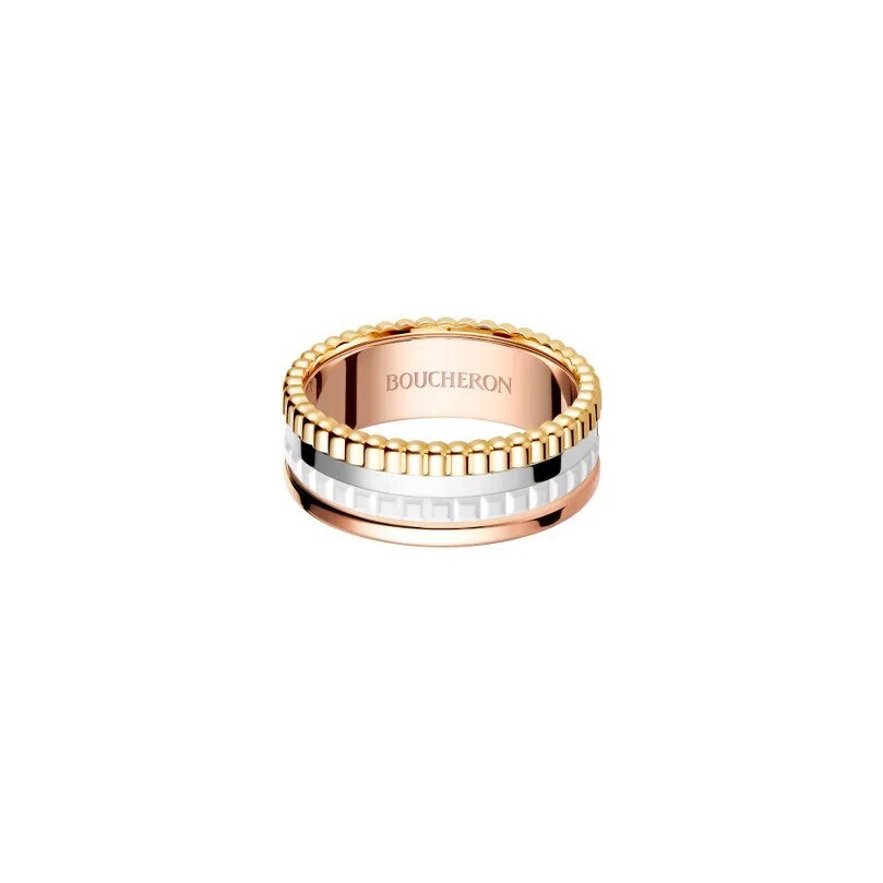 BOUCHERON quatre white editionキャトル ホワイト リング スモール