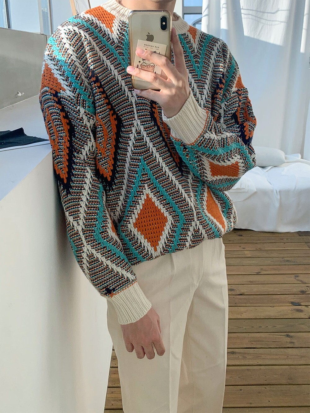 ASCLO ASCLO Argyle Knit
