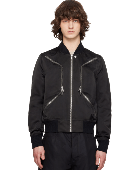 Rick Owens ブラックテンプル・ハイザー フライトボンバージャケット