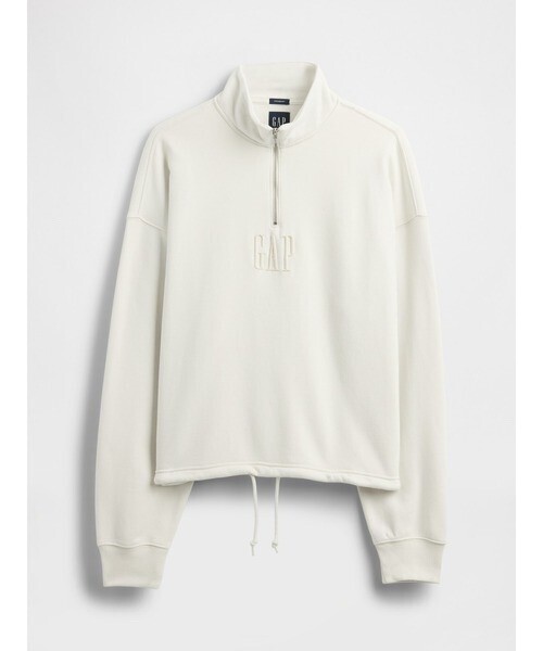 GAP ヴィンテージソフト GAPロゴ ハーフジップ プルオーバー