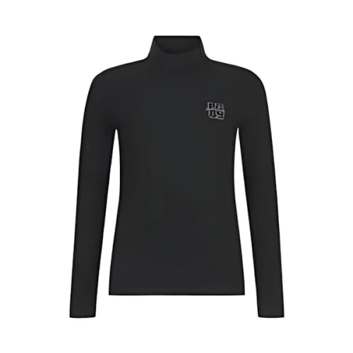 PEARLY GATES Women’s Logo Fleece High Neck Long Sleeve T-Shirt
