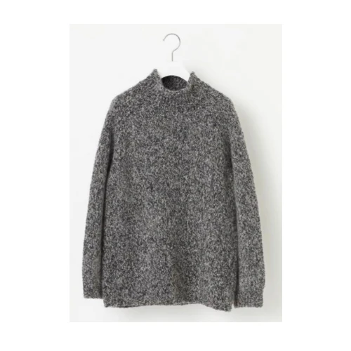 COOHEM SILK MOHAIR MELANGE KNIT PULLOVER