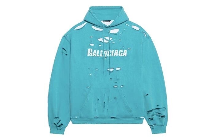 Balenciaga デストロイ オーバーサイズ パーカー